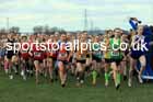 Junior Girls 2024 English Schools Cross Country Champs., Pontefract, March 16th.  Photo: David T. Hewitson/Sports for All Pics